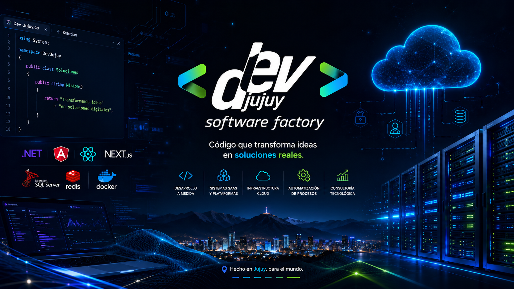 Servicios tecnológicos y desarrollo de software de Dev-Jujuy